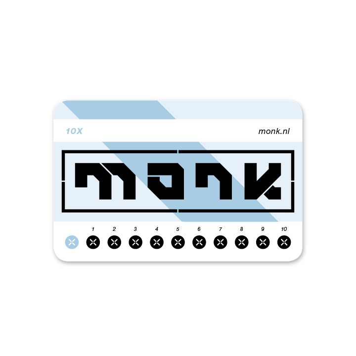 Monk Ticket Strippenkaart Normaal - Monkshop