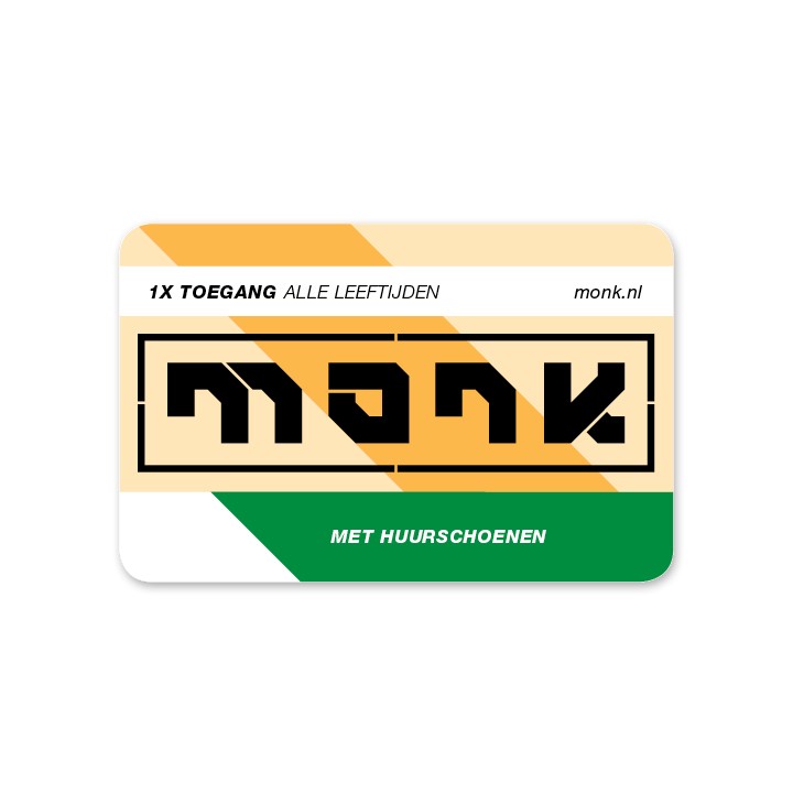 Monk Ticket Toegang Met Schoenen - Monkshop