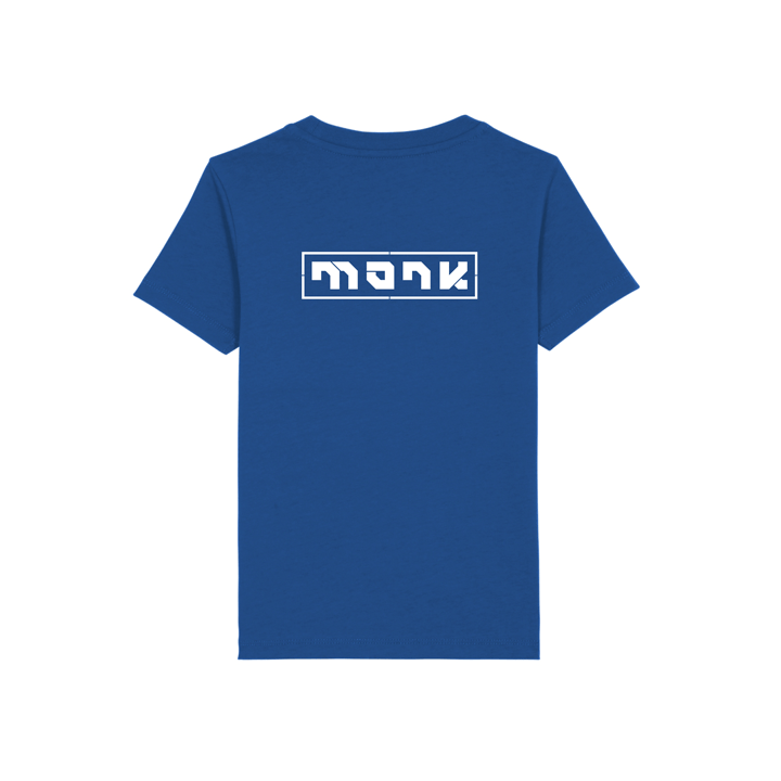 Monk Logo Kinder T-Shirt Majorelle Blue - Monkshop