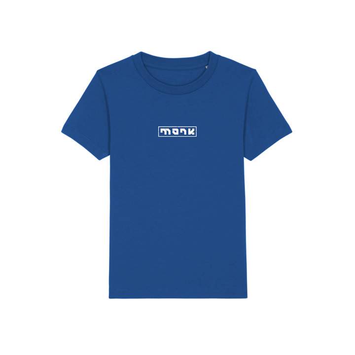 Monk Logo Kinder T-Shirt Majorelle Blue - Monkshop
