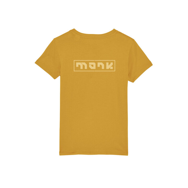Monk Logo Kinder T-Shirt Ochre - Monkshop