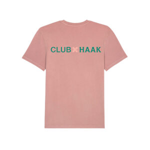 Club Monk X Vleeshaak T-Shirt Vintage Dyed Canyon Pink - Monkshop