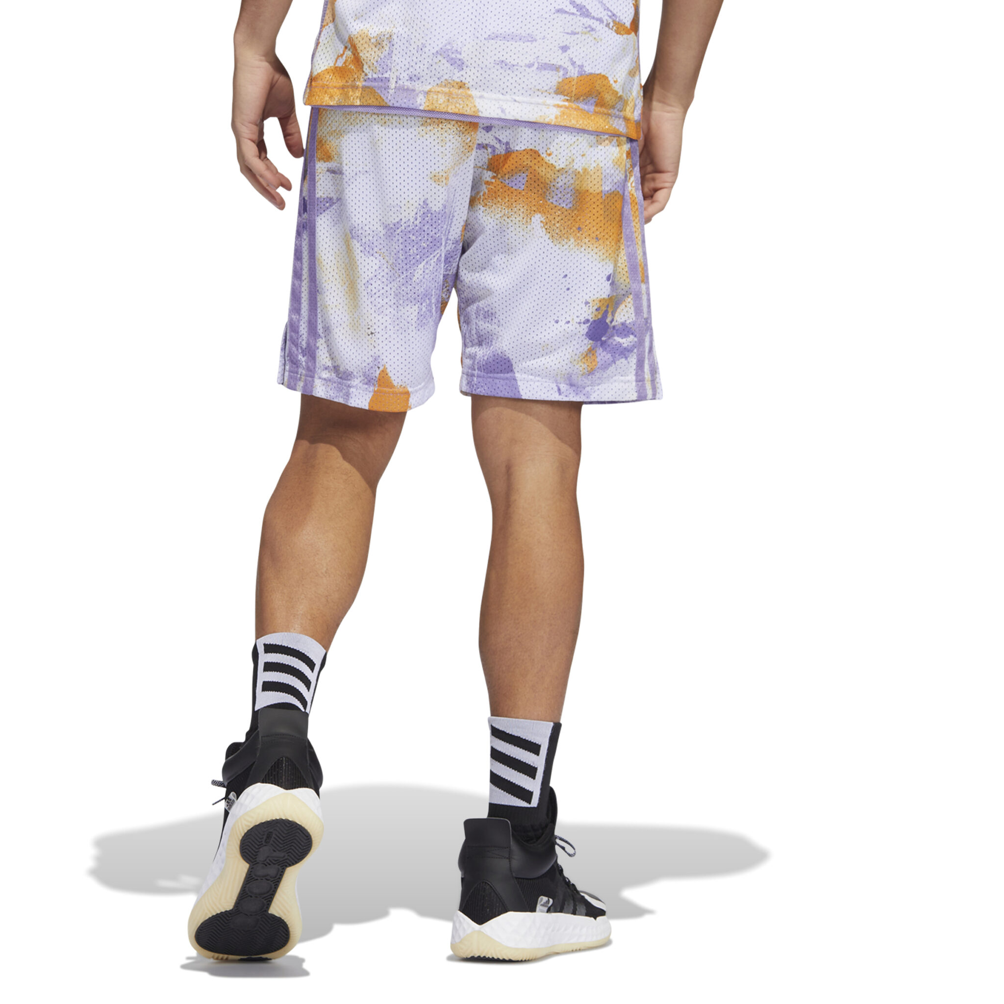 adidas white multicolor